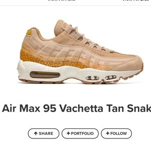 air max 95 vachetta tan snake